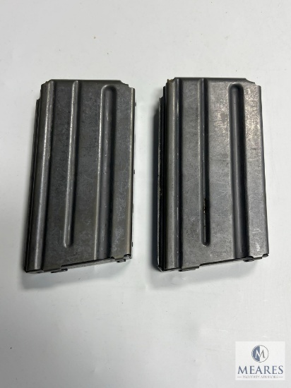 Group of Two Metal Universal M16/M16A1 Rifle Magazines with Blank Ammunition