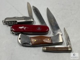 Mixed Lot of Four Folding Knives - Various Brands