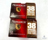 100 Rounds .38 Special 158 Gr. Semi-Jacket HP Ammo