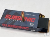 Hornady Black .450 Bushmaster 395 Gr. SUB-X Ammo