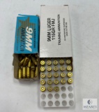 Two Partial Boxes of 9mm Ammo
