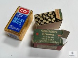 Box of CCI .22 WMR andBox of Remington Kleanbore .22 Hornet Ammunition