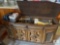 Vintage Console with Turntable and 8-track Player (NO SHIPPING)