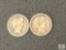 1914 and 1914-D Barber Quarters