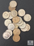 Roll of 20 1967 Kennedy 40% Silver Half Dollars
