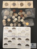 Coin Collector Starter Lot - Buffalo Nickels, Eisenhower Dollar, Steel War Cents, SBA, Statehood