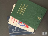 Three Incomplete Coin Collector Books - Memorial Cents, Statehood Quarters and Lincoln Cents