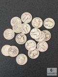 Mixed Lot of Silver Quarters - Washington and Standing Liberty