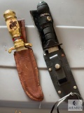 General Lee Sheath Knife and Survival Knife - Both with Sheaths