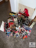 Large Lot of NASCAR and Racing Collectibles with 1/64-scale Diecast Cars (NO SHIPPING)