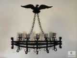 Metal Wall Decoration - Eagle with Candles (NO SHIPPING)