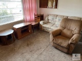 Furniture Lot - Living Room - La-Z-Boy Recliner, Sofa, TV Stand, End Tables (NO SHIPPING)