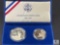 1986 US Mint Liberty Coin Dollar and Half