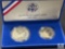 1986 US Mint Liberty Coin Dollar and Half