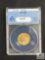 ANACS Graded 1911 Indian Head $5 Gold Coin - AU50