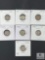 Group of Seven Mixed Date and Mint Mercury Dimes