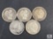Group of Five Mixed Date and Mint Barber Dimes