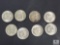 Eight 1964 Kennedy Half Dollars - 90% Silver