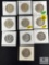 10 1964 90% Silver Kennedy Half Dollars