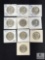 10 1964 90% Silver Kennedy Half Dollars