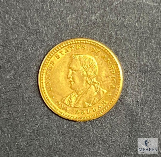 Lewis and Clark Gold Commemorative Dollar Coin