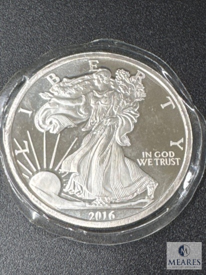 2016 5-Troy Ounce .999 Fine Silver Bullion Round