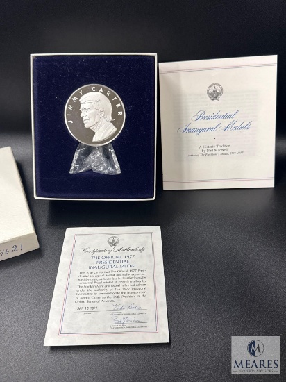 The Official 1977 Presidential Inaugural Medal - Jimmy Carter - .999 Fine Silver