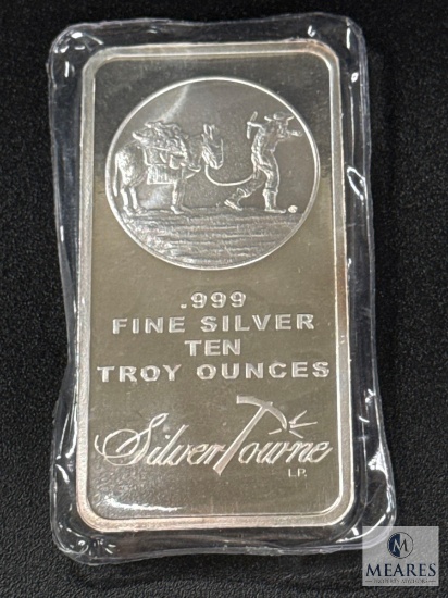 10 Troy Ounce .999 Fine Silver Ingot - SilverTowne
