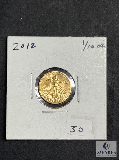 2012 US Mint 1/10 Ounce $5 Gold Eagle