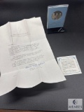 Supreme Court Justice Sandra Day O'Connor Eyewitness Commemorative - Solid Sterling SIlver