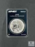 APMEX 2018 1-Ounce Silver Niue Stormtrooper - .999 Fine Silver