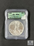 ICG Graded - 1994 American Silver Eagle - MS69