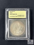 USCG Graded - 1884-S Morgan Silver Dollar - Choice AU