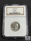 NGC Graded - 1964 Washington Quarter - PF67