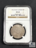 NGC Graded - 1952 Washington Carver Commemorative Half Dollar - MS64