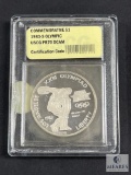 USCG Graded - 1983-S Olympic Commemorative Dollar - PR70 DCAM
