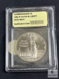 USCG Graded - 1986-P Statue of Liberty Commemorative Dollar - MS70
