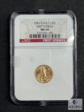 NGC Graded First Strikes 2006 1/10 Ounce $5 Gold Eagle - MS69