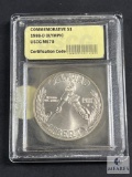 USCG Graded - 1988-D Olympic Commemorative Dollar - MS70