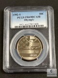 PCGS Graded - 1992-S Olympic Commemorative Half Dollar - PR69 DCAM