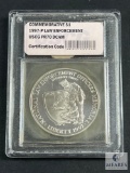 USCG Graded - 1997-P Law Enforcement Commemorative Dollar - PR70 DCAM
