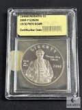 USCG Graded - 2004-P Edison Commemorative Dollar - PR70 DCAM