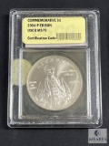 USCG Graded - 2004-P Edison Commemorative Dollar - MS70