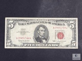 Series 1963 US $5 Red Seal United States Note