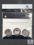 US Mint America The Beautiful Three-Coin Gettysburg Set