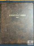 Complete Roosevelt Dimes Collector Book - Beginning 1946