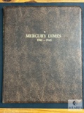 Incomplete Mercury Dime Collector Book