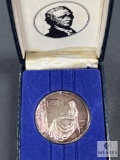 1972 Mother's Day 'Whistler's Mother' .999 Fine Silver Hamilton Mint Round