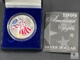 1999 Colorized American Eagle Silver Dollar