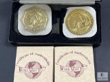 1915-S Panama Pacific Quarter Pound Silver Replica Octagon - Each 124g of .999 Pure Silver